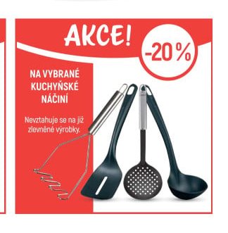 Na vybrané kuchyňské náčiní