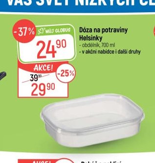 Dóza na potraviny Helsinky