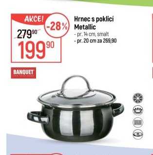 Hrnec s poklicí Metallic