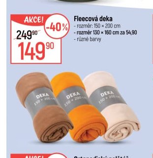 Fleecová deka