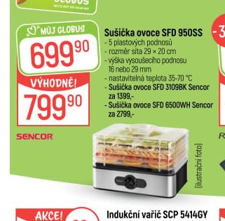 Sušička ovoce SFD 950SS