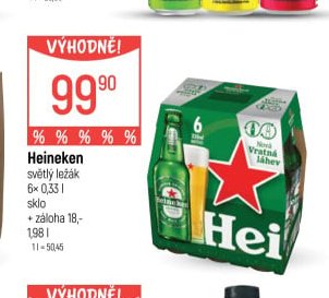 Heineken světlý ležák