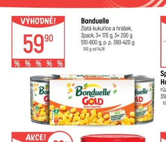 Bonduelle Zlatá kukuřice a hrášek