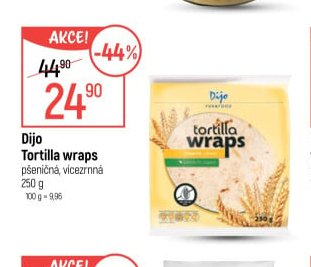 Dijo Tortilla wraps