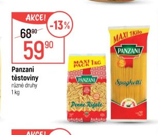 Panzani těstoviny