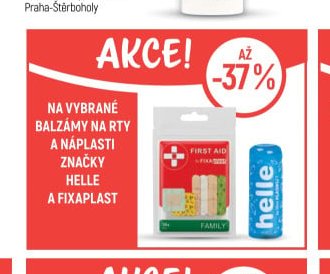 Náplasti Helle a Fixaplast