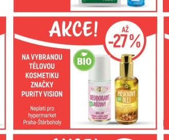 Tělová kosmetika Purity Vision