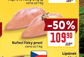 Kuřecí řízky prsní