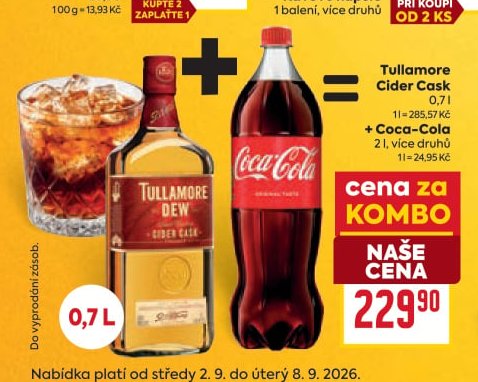 Tullamore Cider Cask + Coca-Cola