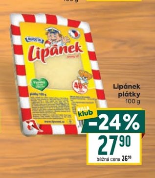 Lipánek plátky