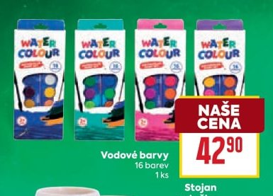 Vodové barvy 16 barev