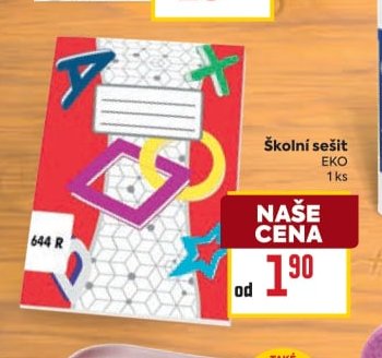 Školní sešit EKO