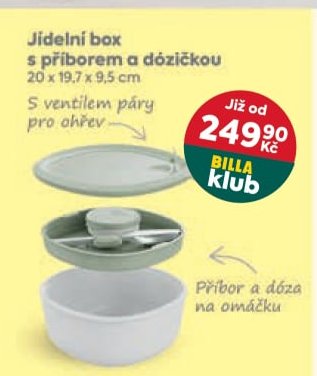Jídelní box s příborem a dózičkou