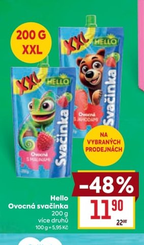 Hello Ovocná svačinka 200 g