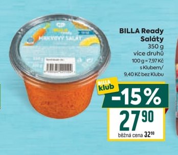 BILLA Ready Saláty 350 g