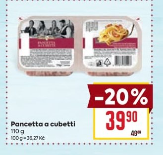 Pancetta a cubetti