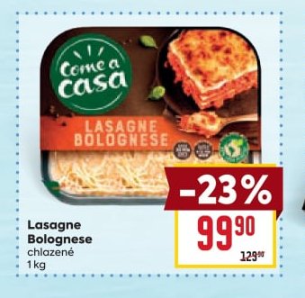 Lasagne Bolognese chlazené