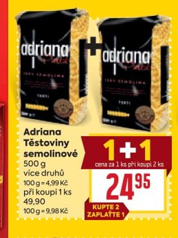 Adriana Těstoviny semolinové