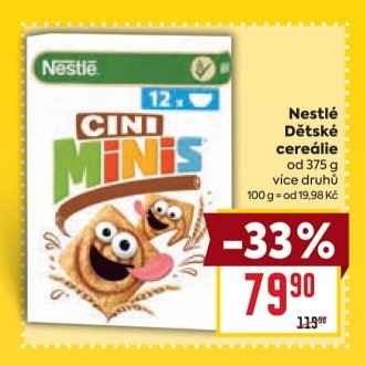 Nestlé Dětské cereálie