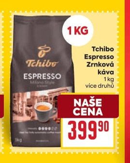 Tchibo Espresso zrnková káva