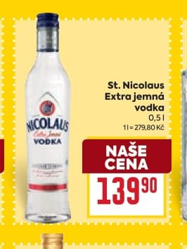 St. Nicolaus Extra jemná vodka 0,5 l