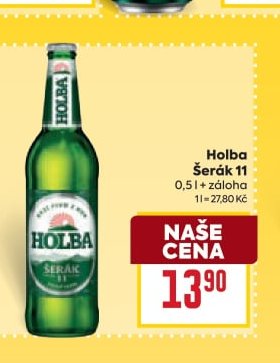 Holba Šerák 11 0,5 l + záloha