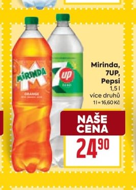 Mirinda, 7UP, Pepsi 1,5l