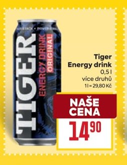 Tiger Energy drink 0,5l