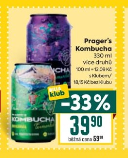 Prager's Kombucha 330ml