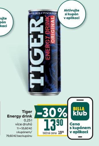 Tiger Energy drink 0,25 l