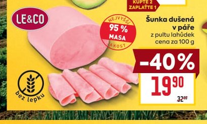 Šunka dušená v páře