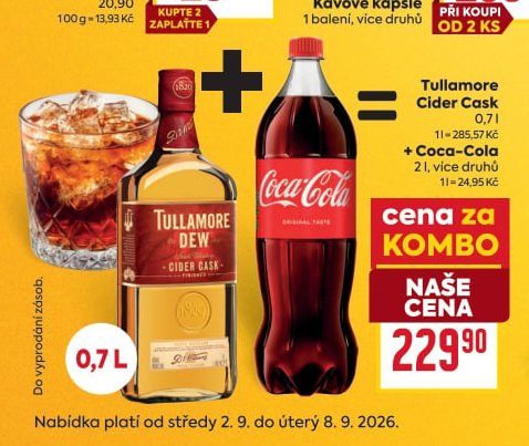 Tullamore Cider Cask + Coca-Cola
