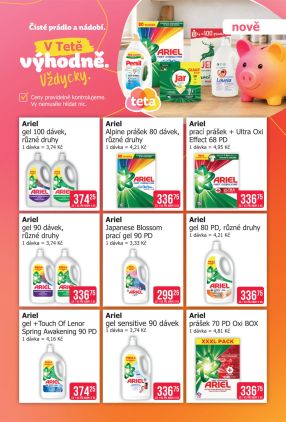 aktuální leták Teta drogerie 29.8.2026-4.9.2026