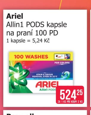 Ariel Allin1 PODS kapsle na praní 100 PD