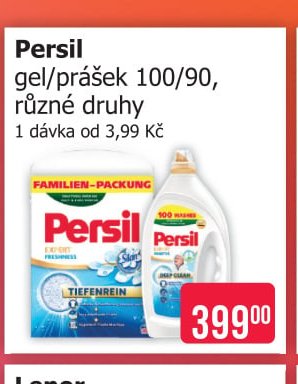 Persil gel/prášek 100/90, různé druhy