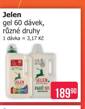 Jelen gel 60 dávek, různé druhy