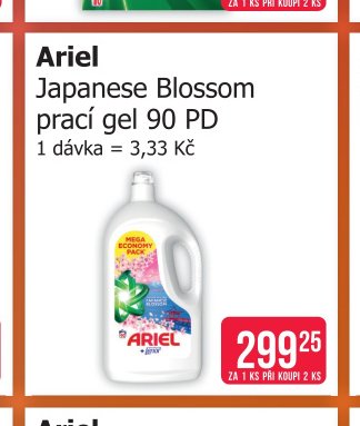 Ariel Japanese Blossom prací gel 90 PD