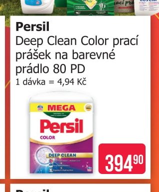 Persil Deep Clean Color prací prášek na barevné prádlo 80 PD