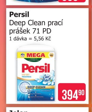 Persil Deep Clean prací prášek 71 PD