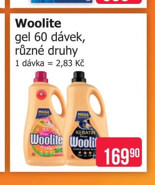 Woolite gel 60 dávek
