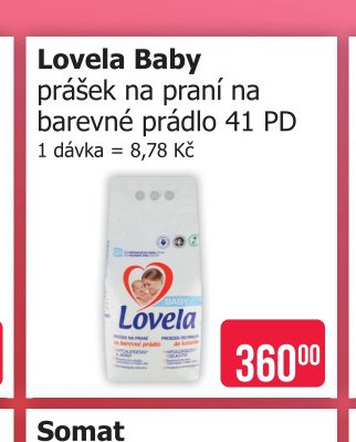 Lovela Baby prášek na praní na barevné prádlo 41 PD