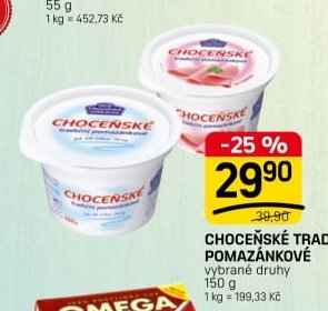 CHOCEŇSKÉ TRADIČNÍ POMAZÁNKOVÉ