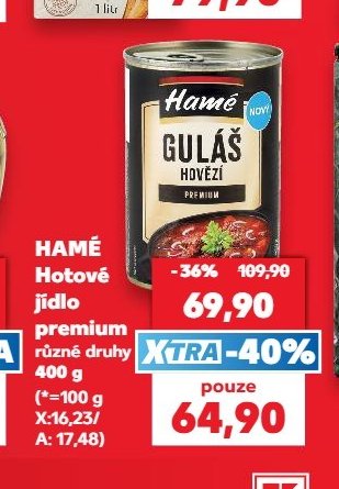 Hamé Hotové jídlo premium