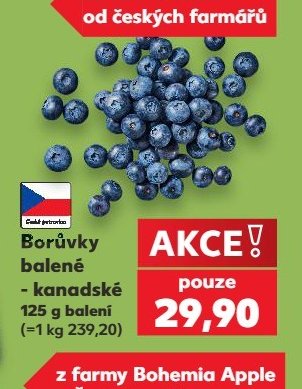 Borůvky balené