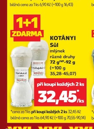 KOTÁNYI Sůl mlýnek