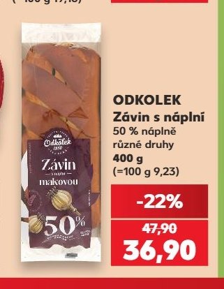 ODKOLEK Závin s náplní