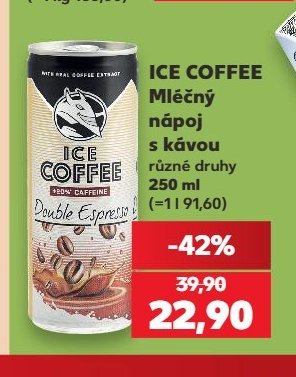 ICE COFFEE Mléčný nápoj s kávou