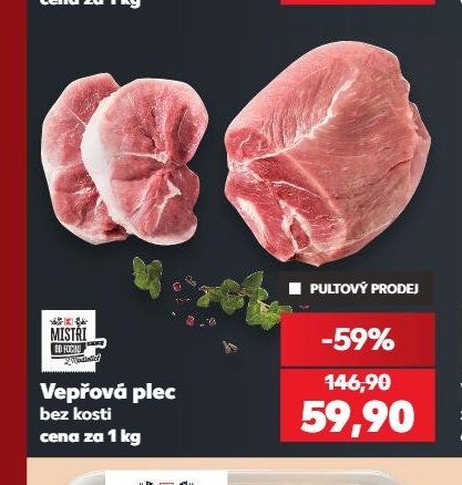 Vepřová plec bez kosti