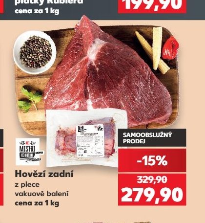 Hovězí zadní z plece