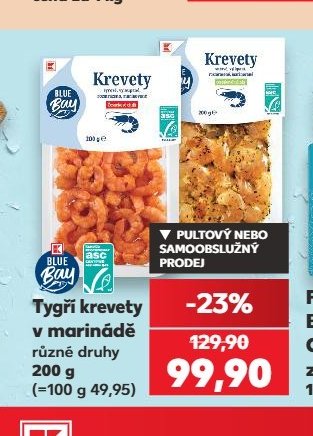 Blue Bay Tygří krevety v marinádě